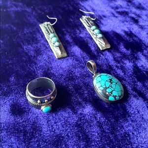 Beautiful Turquoise jewelry set